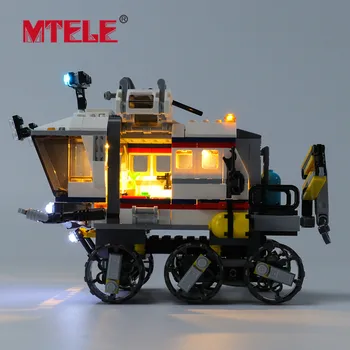 MTELE Prekės LED Šviesos Iki Rinkinys Kūrėjas Kosmoso Rover 