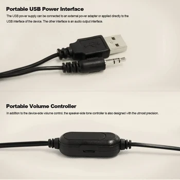 SADA V-160 USB Laidinę Mini Kompiuterio Garsiakalbių, Bass Stereo Medinis PC Garsiakalbis Soundbar 3.5 mm AUX-IN Nešiojamas Darbalaukio Išmaniųjų Telefonų