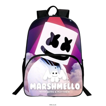 Anime Kuprinė DJ Marshmello Animacinių filmų Lauko Berniukas Mergina Vaikų Mokyklos Maišą Vaikai Studentų Paauglys Schoolbags