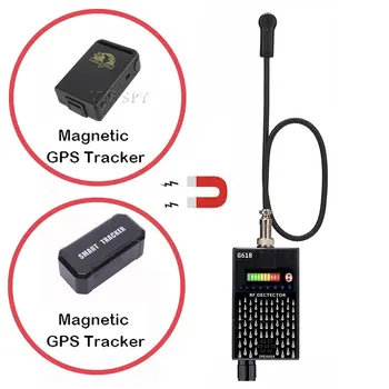 Profesinės Anti Spy Magnetinio GPS Tracker Detektorius G618D/G618 Finder GSM Signalo Magnetas Paslėptas Garso GPS slapto pasiklausymo Klaida