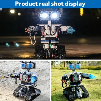 NAUJAS SEMBO Techninės RC Robotas Blokai Kūrėjas Miestas Nuotolinio Valdymo Protingas Robotas Automobilių Ginklas Plytų Žaislai Vaikams