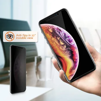 RUZSJ Anti-Glare Screen Protector, iphone 12 11Pro Max X Xr Privatumo apsaugos Grūdintas Priekinis Stiklas iPhone 6s 7 8 Plius
