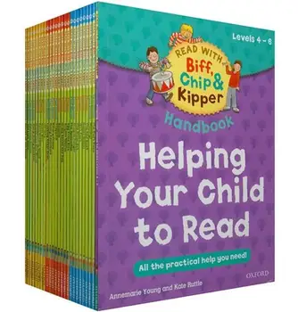 1 Komplektas 25 Knygų 4-6 Lygio Oksfordo Skaitymo Medis Trinti,Chip&Kipper Praktinių Vaikams anglų Paveikslėlių Knygą Švietimo Vaikams