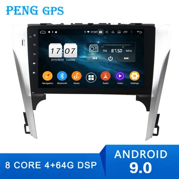 4+64G Android 9.0 Nr. Automobilių DVD Grotuvas GPS Navigacija Toyota Camry 2012 m. 2013 m Auto Radijas Stereo Vienetas Daugiaformačių Su DSP