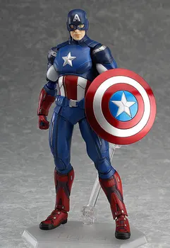Marvel Keršytojas 216# Thor Figma 226 Kapitonas Amerika PVC Veiksmų Skaičius, Modelio Surinkimo Lėlės, Žaislai