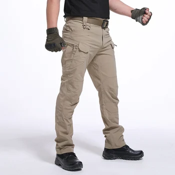 S-6XL Vyrų Atsitiktinis Krovinių Kelnės Klasikinės Lauko Pėsčiųjų Žygius Kariuomenės Taktinių Sweatpants Kamufliažas Karinės Multi Pocket Kelnės