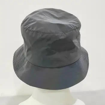 Hip pop Kibiro kepurę streetwear atspindintis bžūp vyrai moterys blizgus lauko beach sun black hat mados panama žvejys skrybėlę