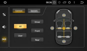 Build-in DSP Chip Tik Dasaita Android 8.0 Automobilio Radijo Daugiaformačių su 15 Išlyginimo Juostos