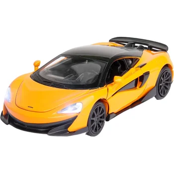 1:32 lydinio McLaren 600LT Sporto Automobilio Modelį Žaislas Lydinio Modeliavimas Garso, Šviesos, Traukti Atgal Superautomobilį Žaislai, Transporto priemonės Dovanų
