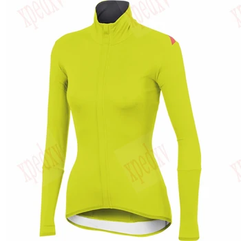 Pavasarį, vasarą, rudenį universalus dviratis marškinėliai ilgomis rankovėmis moterų 2020 m. italijos medžiaga kvėpuojanti, greitai sausas kelių dviratį dviračiu drabužiai