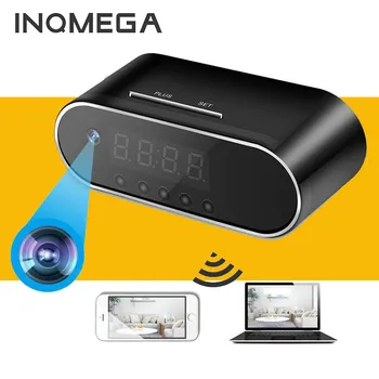 INQMEGA Naujas 1080P HD Laikrodis Kūdikių Kamera, WIFI Kontrolės Slepiami IR Naktį mano, Signalizacijos Mažo galingumo vaizdo Kameros Skaitmeninė Vaizdo Mini DVR