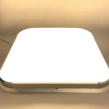 Šiuolaikinės 2.4 G RF Nuotolinio Valdymo Aikštėje Aliuminio Akrilo LED Lubų šviestuvas Šalta Balta+Šiltai Balta Tolygus Reguliavimas LED Lubų Šviesos