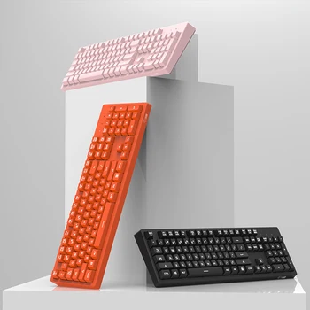 104 Klavišą, Rožinė Mygtuką Perjungti Office Auga Žaidimų Mechaninė Klaviatūra DKS100