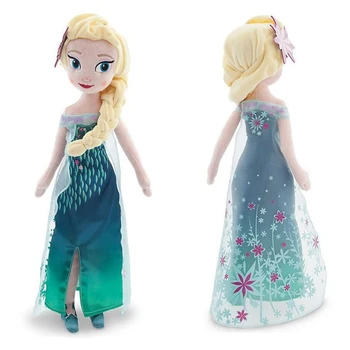 Disney Pliušas Žaislai 40-50cm Šaldytos Sniego Karalienė Elsa Ir Anna Žaislai Princesė Įdaryti Pliušinis Lėlės vaikams Šuniukų Kalėdų Dovanos