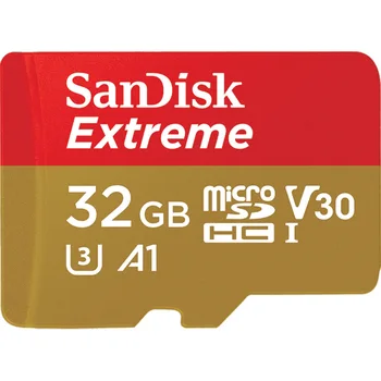 SanDisk Extreme 128GB 64GB 32GB microSDHC SDXC UHS-I Atminties Kortele micro SD Kortelė TF Kortelę 100MB/s Class10 U3 Su SD Adapteriu