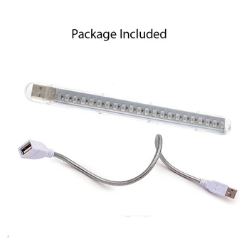 10W 21 LED Grow Light Visą Spektrą USB Augti Šviesos DC5V E27 LED Fito Lempos Kambarinių Augalų Sodinukai, Gėlių Šiltnamio efektą sukeliančių Fitolamp