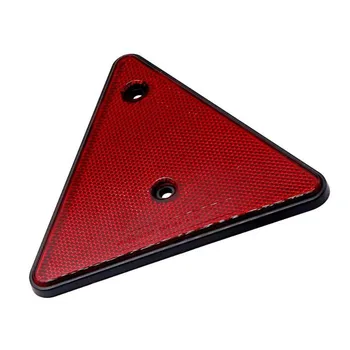 Trikampio Raudonas Atšvaitas Varžtas Tinka Galinis Trikampis Įspėjimo Valdybos Atspindinčias Juostas Saugos Žymeklį Sunkvežimių Priekabos Warninng