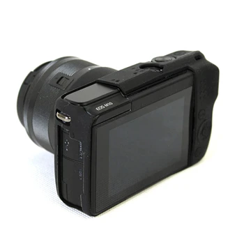 Aukštos Kokybės Gražus Minkštas Silikoninis Kaučiukas Canon EOS M10 vaizdo Kameros Apsauginė Kūno Padengti Atveju Odos Camera Case Bag for Canon EOSM10