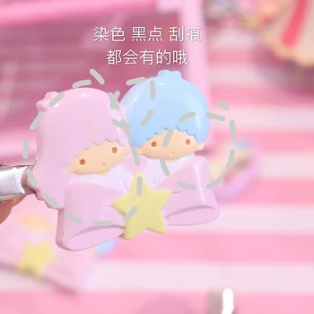 1PC Mielas Japonijos Anime Cinnamoroll PC Dvynių Žvaigždes, plaukų segtukai, Plaukų Įrašą Mergaitėms Dovanų