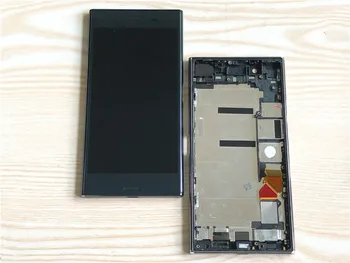 Originalus LCD Ekranas Sony Xperia XZP XZ Premium G8142 jutiklinis ekranas 5.5 colių skaitmeninis keitiklis Jutiklis skydų Surinkimo G8141 su karkasu