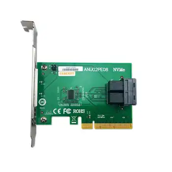 Ceacent NVMe Valdytojas SSD Stove 12Gbs ANU02PE08 SFF8643 Jungtis Dual Port PCIe X8 sff8643 į sff8639