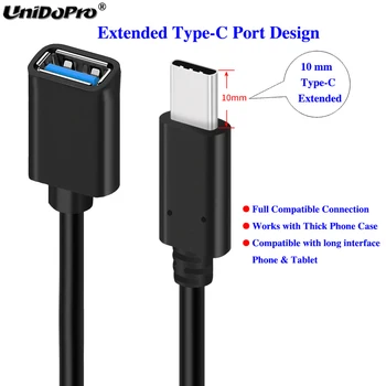 USB Type C) USB 3.0 OTG Kabelis, Adapteris, skirtas Samsung Galaxy Tab S7 S7+ S6 Lite S5e S4, Tab 10.1 2019 , Tab A7 10.4 2020 m.