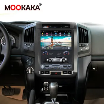 Android 9.0 Tesla stiliaus GPS navigacija Toyota Land Cruiser LC200 2008-Automobilį auto radijas stereo Multimedia player Galvos Vienetas