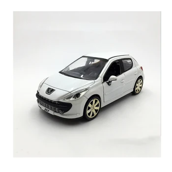 Diecast Lydinio Automobilio Modelį Žaislas 1:32 Peugeot 207 Prancūzijos Lydinio Modelių, Lieto Žaislas Apdailos Kolekcines Ekranas Dovana Klasikinis Žaislai
