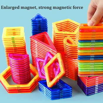 Magnetiniai Blokai Vaikai Asamblėjos Plastikinių Statybos Nustatyti Modelio Dizaineris Magnetinio Bircks 
