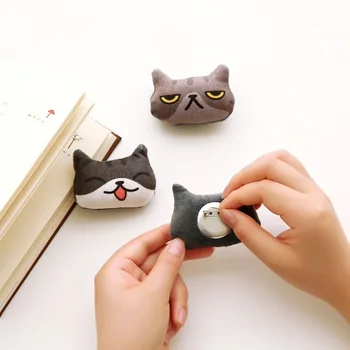 30 vnt SAN-X anime Neko Atsume Kutusita Nyanko katė 3D pin/sagė pliušinis lėlės, žaislai Kawaii Batai katė ženklelis, drabužiai, krepšiai, aksesuarai