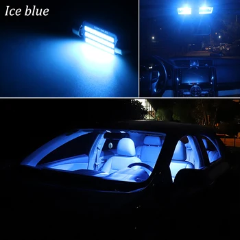 16Pcs Canbus Baltas Automobilis, LED Lemputes, Vidaus Šviesos Paketas, Rinkinys, Skirtas 