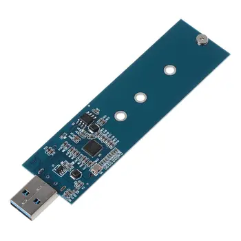 M. 2 į USB Adapteris B Klavišą M. 2 SMA Adapteris USB 3.0 prie 2280 M2 SSD Disko Adapteris Keitiklis SSD Reader Kortelės 85WD