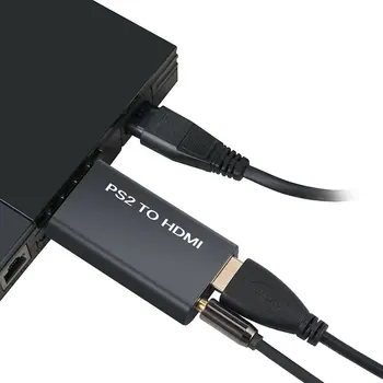 Nešiojamų už PS2 su HDMI suderinamus Garso ir Vaizdo Keitiklis Adapteris AV HDMI suderinamus Kabelinė TELEVIZIJA, aukštos prašome video konvertavimo