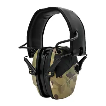 Taktinis elektroninių fotografavimo ausines apsaugos earmuffs klausos apsaugos triukšmą ausinės Multi-Cam Kamufliažas