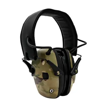 Taktinis elektroninių fotografavimo ausines apsaugos earmuffs klausos apsaugos triukšmą ausinės Multi-Cam Kamufliažas
