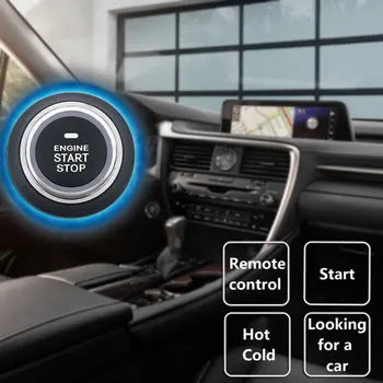 Partol Smart Mygtukas PKE Automobilių Signalizacijos Pasyvus imobilizavimo Automobilių Sistemos, Variklio Start Stop Mygtukas Nuotolinio Starter Smūgio Jutiklis X5