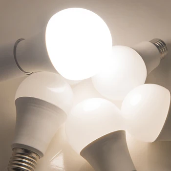 10VNT/Daug LED Lempučių Lempa E27 220V 240V 6W 9W 12W 15W 18W Bombilla Lampada LED Lemputė, Prožektorius Energijos Taupymo Šalta/Šilta Balta