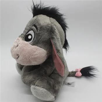 Nemokamas Pristatymas 28cm Mielas Animacinių filmų Pilka Eeyore Donkey Daiktų, Gyvūnų Minkštas Pliušinis Žaislas Lėlės Gimtadienio Vaikams Dovanų Kolekcija