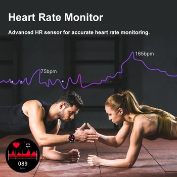 IOWODO Smart Žiūrėti X1 Vandeniui 5ATM Fitness Tracker Širdies ritmo Monitorius Ilgai veikiantis Akumuliatorius Sporto Žiūrėti 