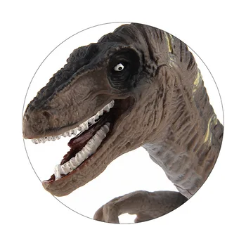 Didelis Velociraptor Juros periodo Dinozaurų Modeliavimas Žaislas Minkštas PVC Plastiko Rankomis Dažyti Gyvūnų Modelio, Žaislai Vaikams, Vaikams Kalėdų Dovana