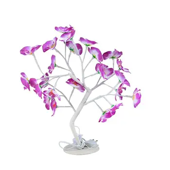 LED Orchidėja Filialas Šviesos Dirbtinių Gėlių Gėlių Žiedų Dekoratyvinis Medis Lentelė naktį Šviesos Namuose Kalėdų Vakarėlį Apdaila