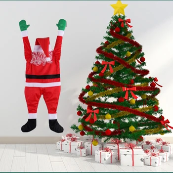 2020 Naujų Karšto Mados Kalėdų Santa Claus Apdailos Drabužius Flanelė Atostogų Papuošalas Kabo ant Durų, Sienų, Langų