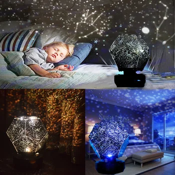 Galaxy Lempos Star Projektorius, Šviesos, Žvaigždėtas Dangus Naktį Šviesos diodų (led Stalo Lempa Lite Žvaigždės naktinė lempa Liukas Dovana Vaikams Vaikams