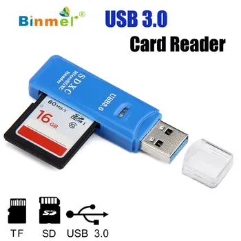 ECOSIN2 Kortelės Reader5Gbps Super Greitis Mini USB 3.0 Micro SD/SDXC TF Kortelių Skaitytuvo Adapteris Didmeninė April11
