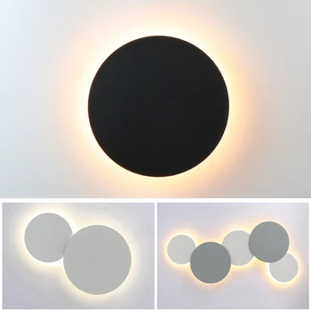 Šiuolaikinės Kūrybos Eclipse LED Lubų šviestuvas Laiptai Eilėje Koridoriaus Fone Miegamojo Lovos Turas Lubų Šviesos Svetainės