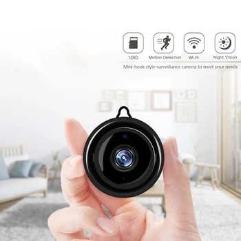 Mini WiFi IPCamera Namų Stebėjimo Kameros, IP Stebėjimo kamerų Infraraudonųjų spindulių Naktinis Matymas, Judesio Aptikimas Kūdikio stebėjimo
