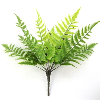 Pranešk Apie Netikrą Lapai Augalų Dirbtinio Bonsai Padirbtų Augalų Lapų Cycas Plastiko Žalia Gėlė Modeliavimas Žolės Sode Dekoratyvinės Gėlės