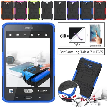 Naujas Šarvai Samsung Tab A6 T280 Atveju TPU+PC atsparus smūgiams gaubtas, Skirtas Samsung Galaxy Tab A6 7.0 T280 T285 SM-T280 Padengti