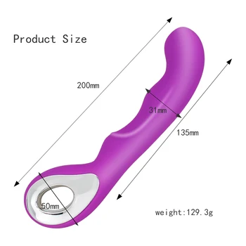 G Spot Vibratorius Dildo AV Lazdele mostelėjus Shocker Makšties USB Įkrovimo Moterų Masturbacija Erotinis Sekso Žaislai Moterims