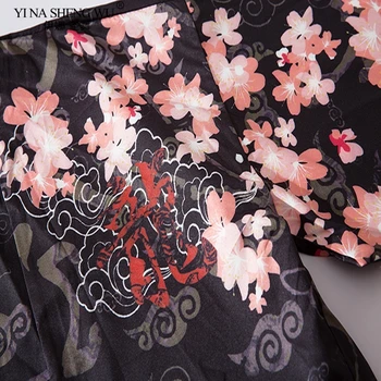 Tradicinis japonų kimonos megztinis kimono moterų 2020 m. vasarą japonų kimono yukata japonų kimono tradicinių kailio striukė
